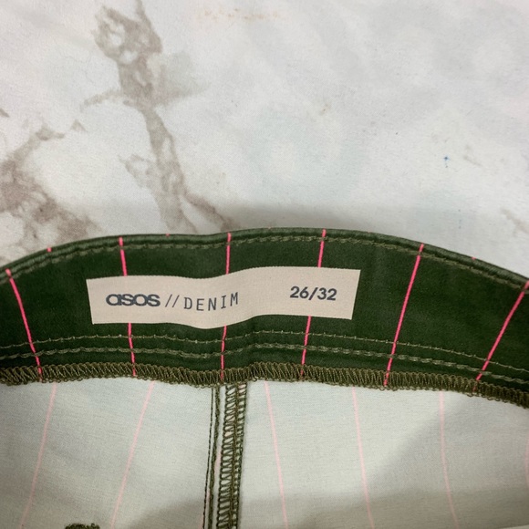 ASOS Rivington High Waisted Skinny Stripe Jeggings - Picture 6 of 8